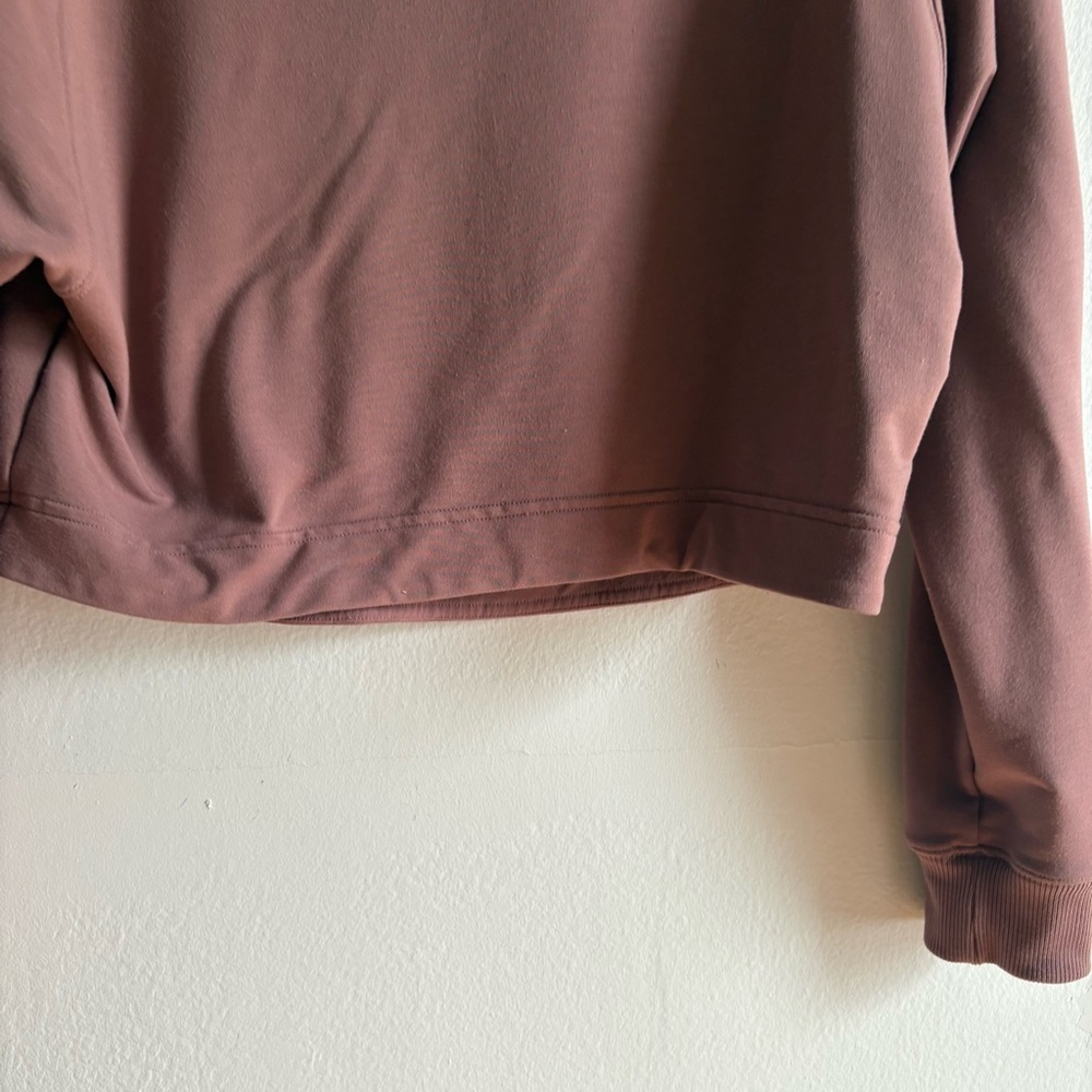 Lululemon Sz S Up High Pullover Relaxed Sweater in Spanish Oak - Picture 7 of 7